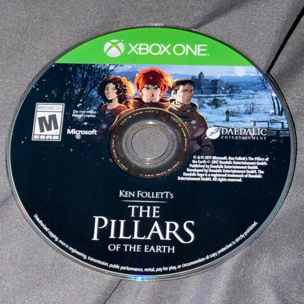 Microsoft Xbox One The Pillars Of The Earth Video Game Rated M Mature Used PR O.
